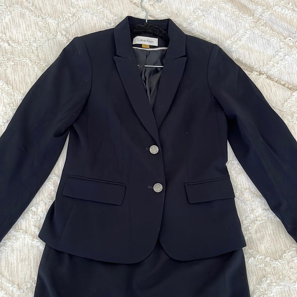Calvin Klein Black Skirt Set